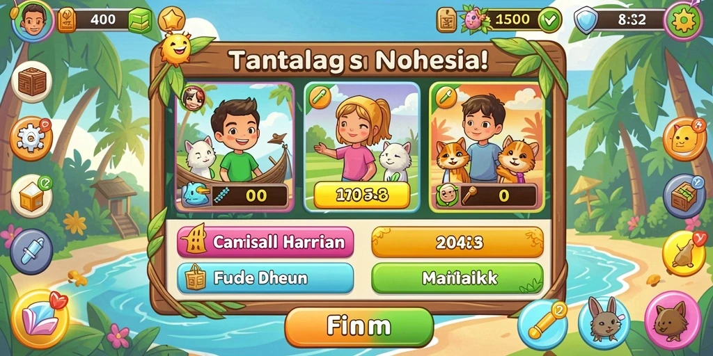 Beragam tema permainan slot yang seru.