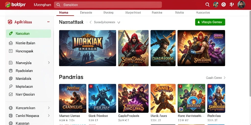 Kompetisi antar pemain yang menarik.