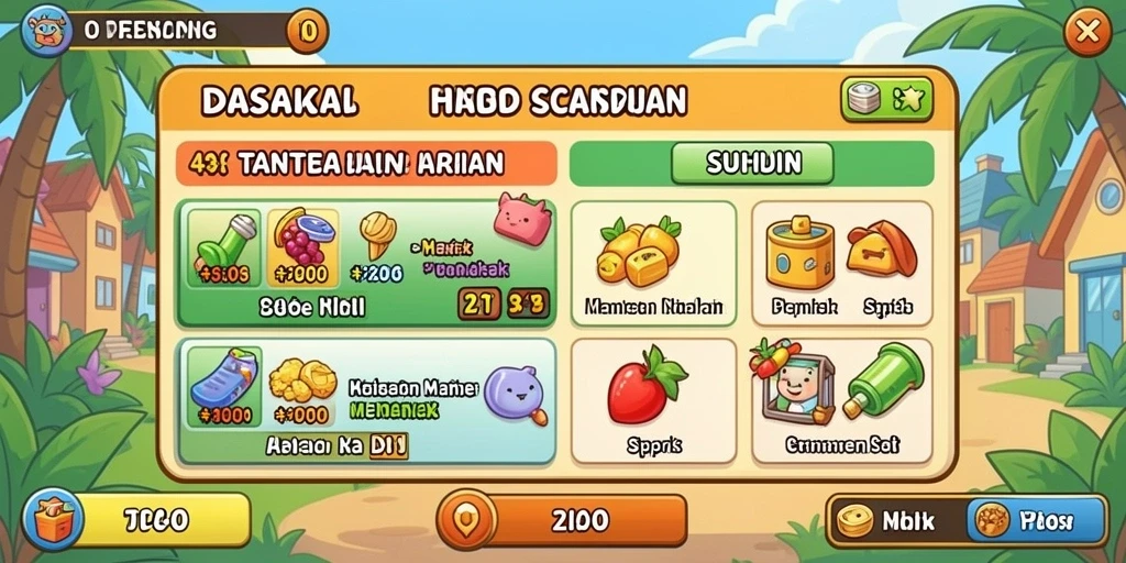 Dapatkan reward menarik setiap kali menyelesaikan level.