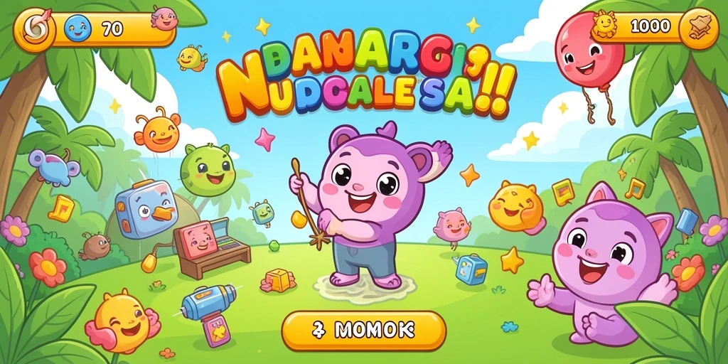 Tangkapan layar menunjukkan mode multiplayer yang seru.