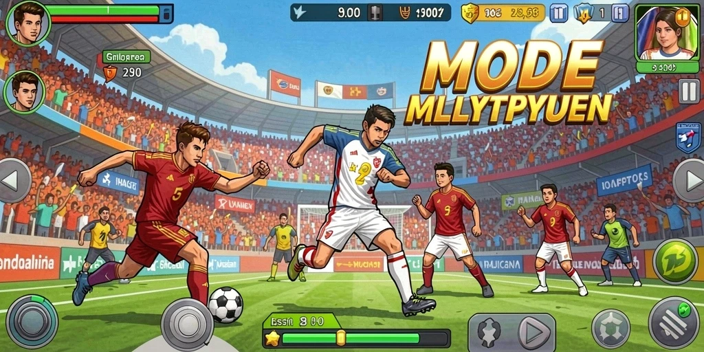 Tangkapan layar dari mode multiplayer yang seru.