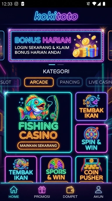 kokitoto — menu pengaturan